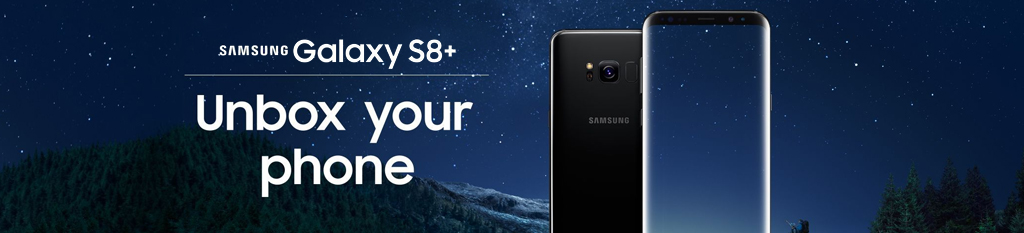 Samsung Galaxy S8+ Banner